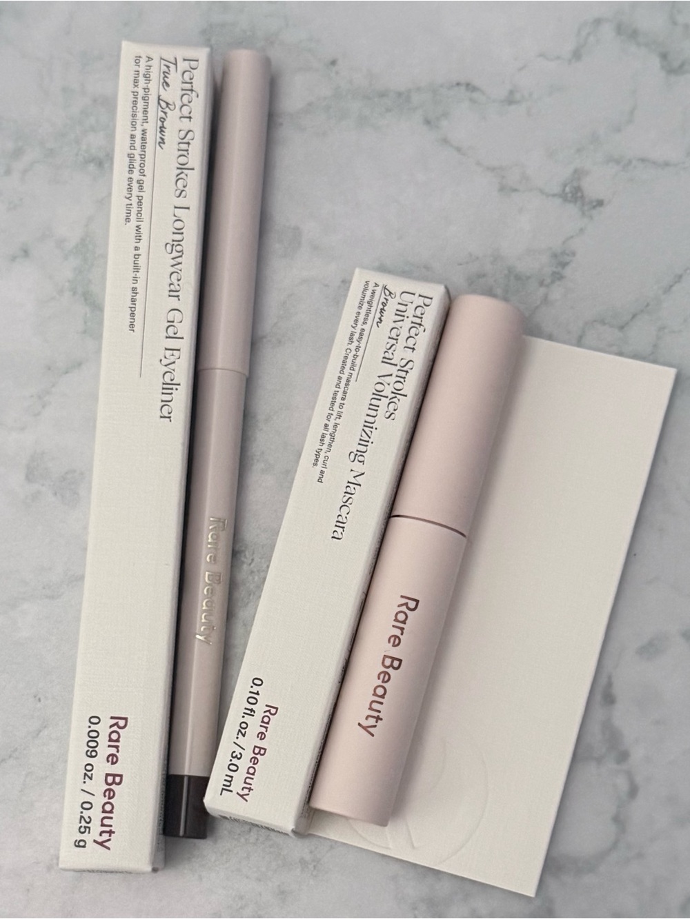 Rare Beauty perfect strokes Gel Eyeliner & volumizing mascara set